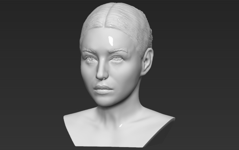 Monica Bellucci bust ready for full color 3D printing 3D Print 273825