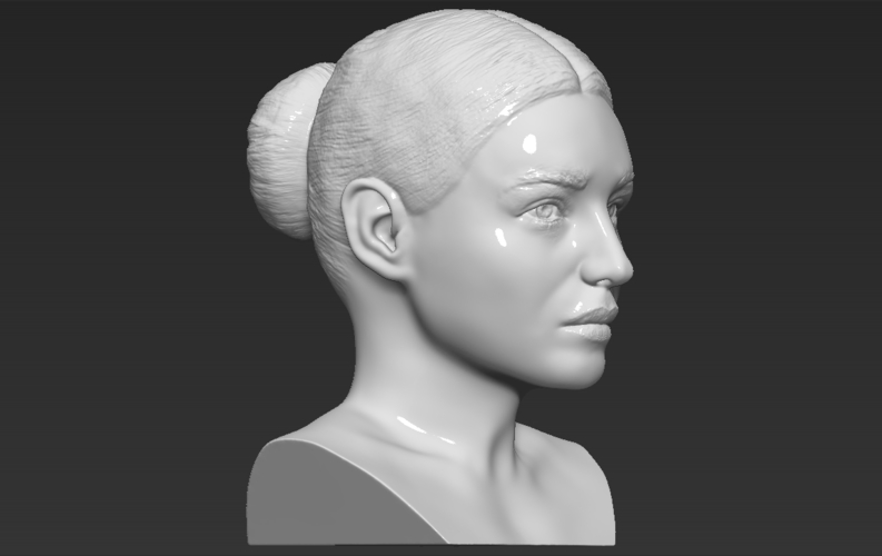Monica Bellucci bust ready for full color 3D printing 3D Print 273828
