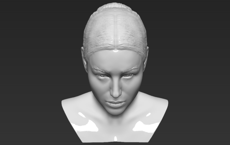 Monica Bellucci bust ready for full color 3D printing 3D Print 273831