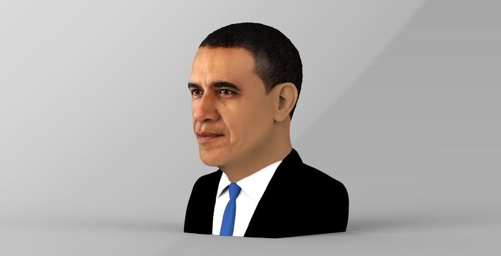 Barack Obama bust ready for full color 3D printing 3D Print 274028