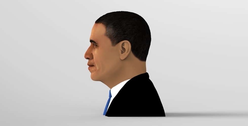 Barack Obama bust ready for full color 3D printing 3D Print 274029