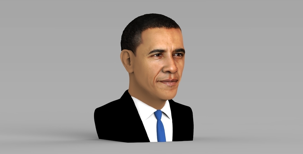 Barack Obama bust ready for full color 3D printing 3D Print 274030