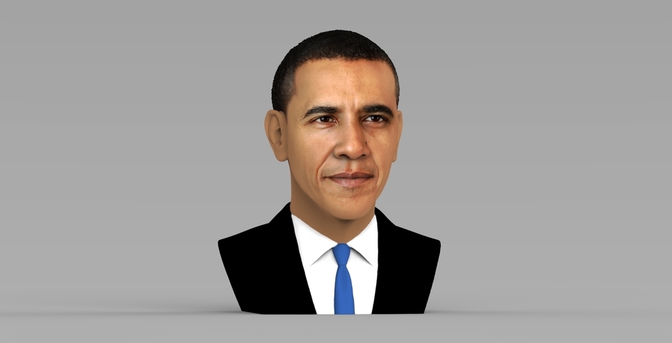 Barack Obama bust ready for full color 3D printing 3D Print 274031