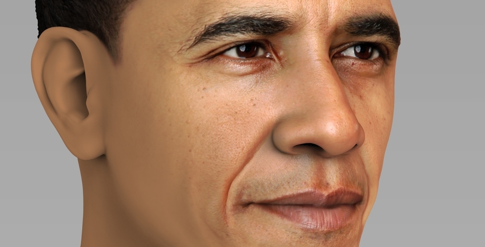 Barack Obama bust ready for full color 3D printing 3D Print 274033