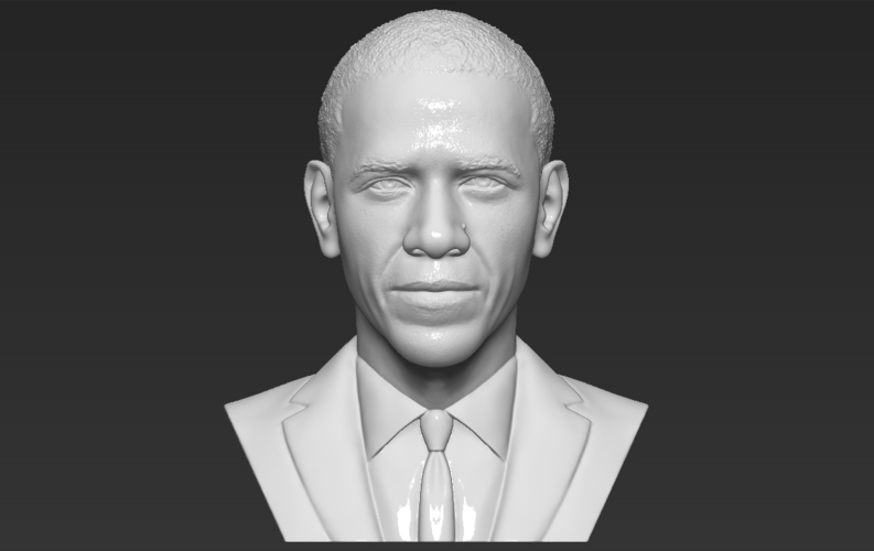 Barack Obama bust ready for full color 3D printing 3D Print 274037