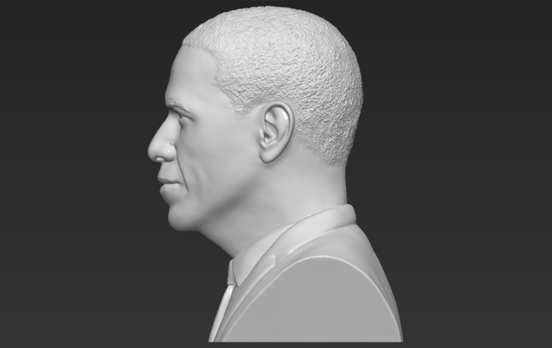 Barack Obama bust ready for full color 3D printing 3D Print 274040