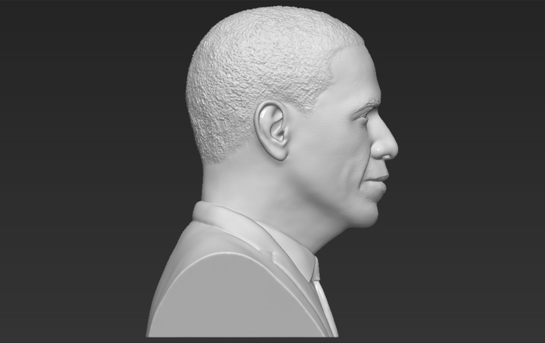Barack Obama bust ready for full color 3D printing 3D Print 274041