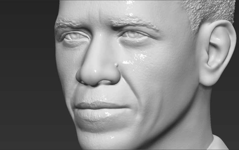 Barack Obama bust ready for full color 3D printing 3D Print 274047