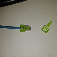 Small rj45 broken clip 3D Printing 274233