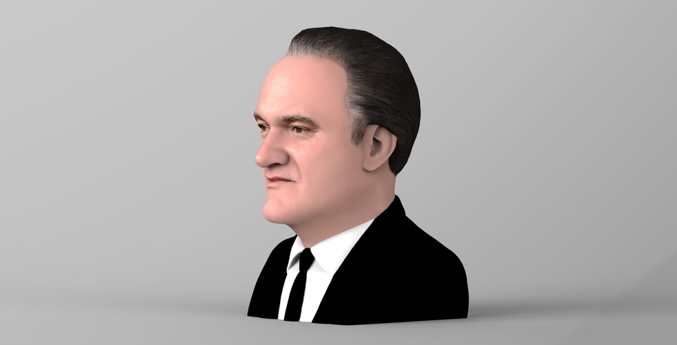 Quentin Tarantino bust ready for full color 3D printing 3D Print 274519