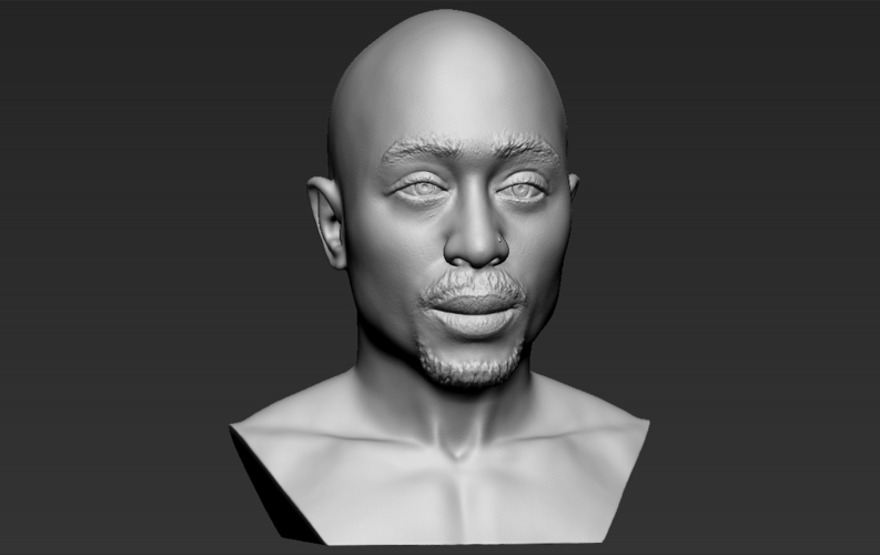 Tupac Shakur bust 3D printing ready stl obj formats 3D Print 274550