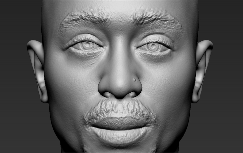Tupac Shakur bust 3D printing ready stl obj formats 3D Print 274555
