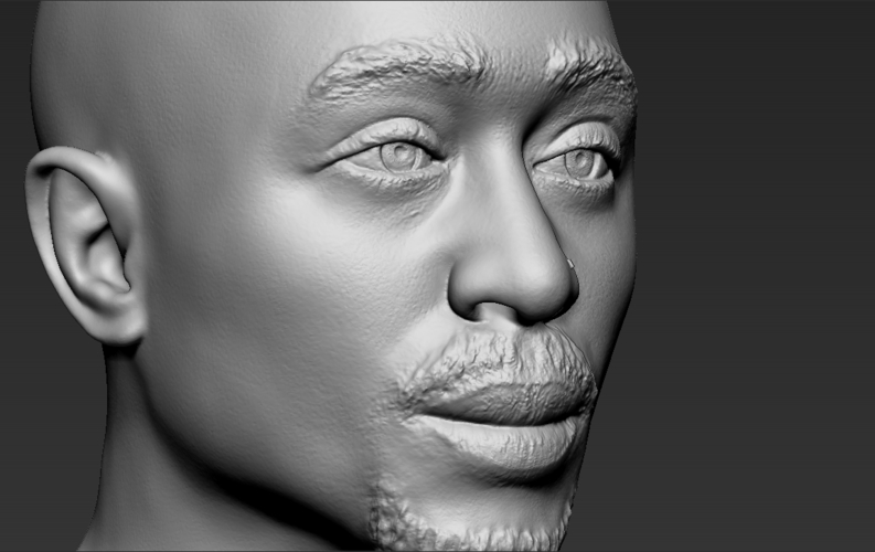 Tupac Shakur bust 3D printing ready stl obj formats 3D Print 274556