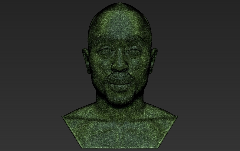 Tupac Shakur bust ready for full color 3D printing 3D Print 274587