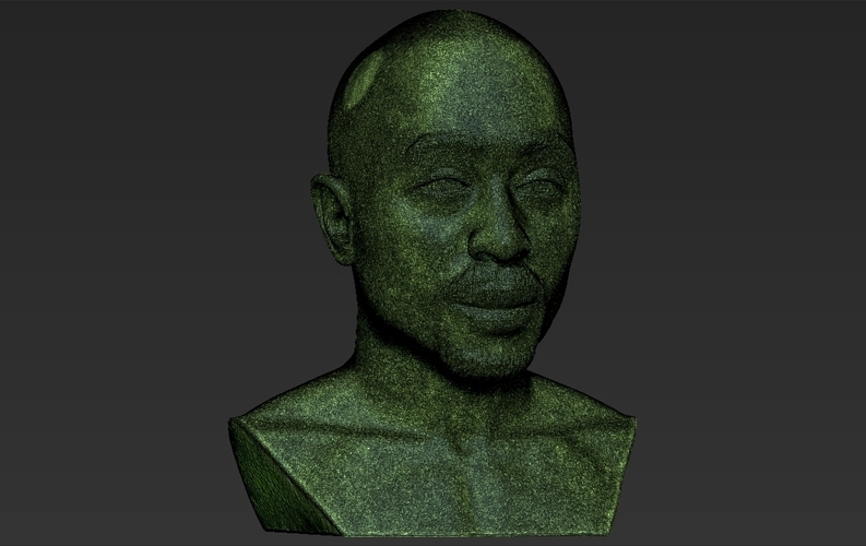 Tupac Shakur bust ready for full color 3D printing 3D Print 274588
