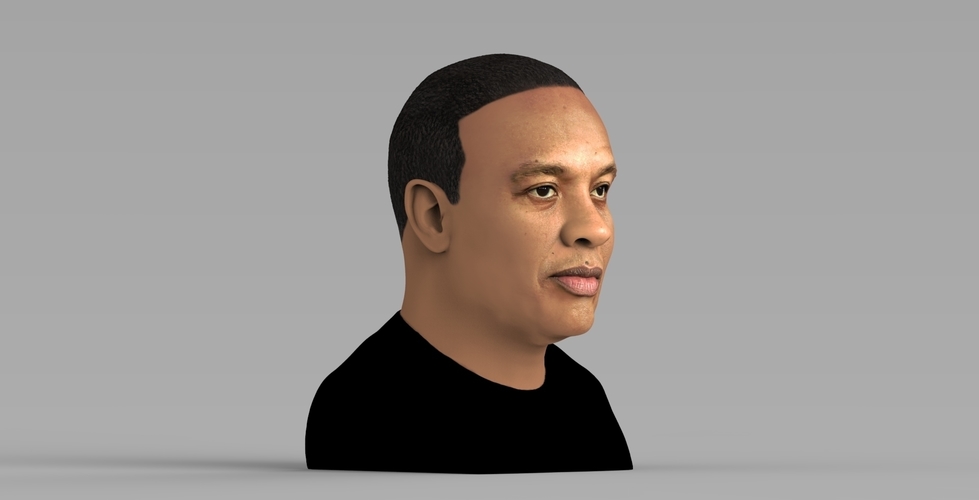 Dr Dre bust ready for full color 3D printing 3D Print 274616
