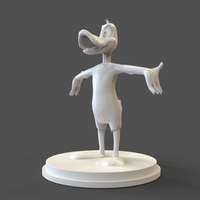 Small Daffy Duck low poly 3D Printing 27462