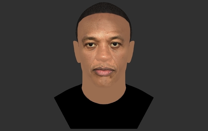 Dr Dre bust ready for full color 3D printing 3D Print 274622