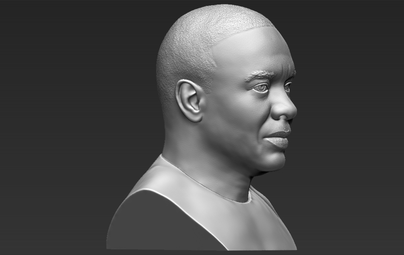 Dr Dre bust ready for full color 3D printing 3D Print 274627