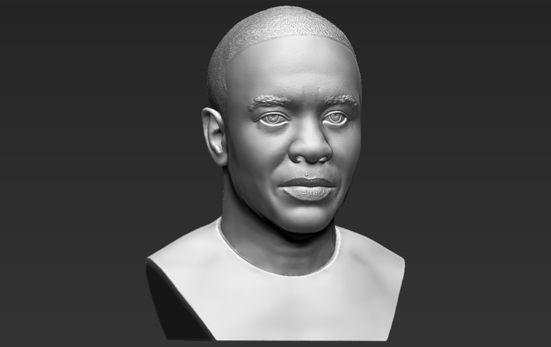 Dr Dre bust ready for full color 3D printing 3D Print 274628