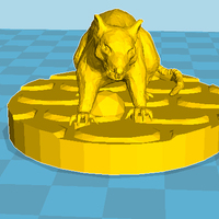 Small Rat Toy 3D Printing 27491