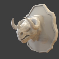 Small Monster head 3D Printing 27513