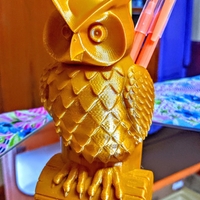 Small OWL PEN HOLDER 3D Printing 275135
