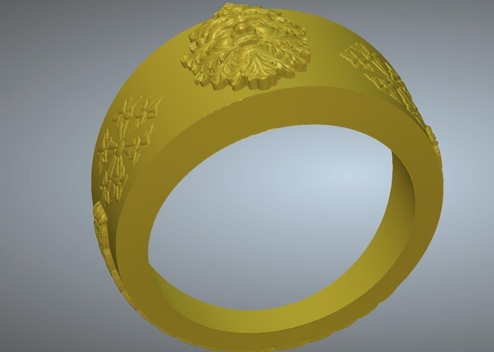 ring simple r01 for 3d-print and cnc share for free 3D Print 275145