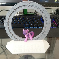 Small Stargate and Stand 3D Printing 27525