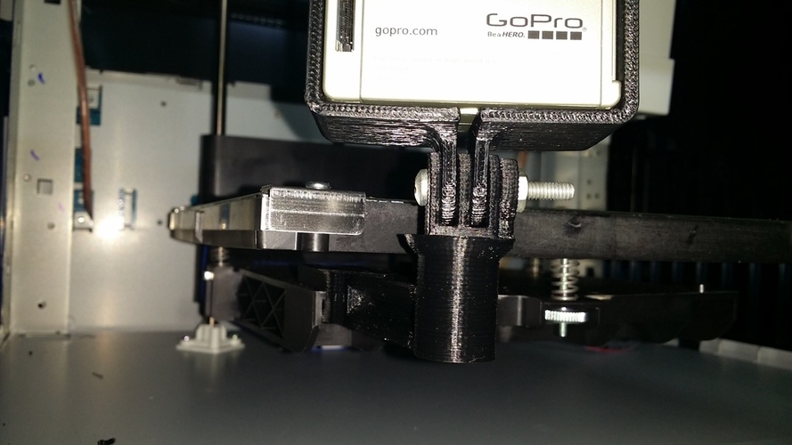 Da Vinci GoPro Camera mount - Hero 2 Version Frame 3D Print 27541