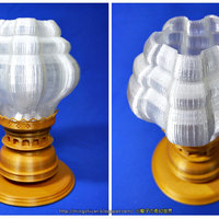 Small Victorian Hurricane Lamp-Lampshade Modify 3D Printing 27595