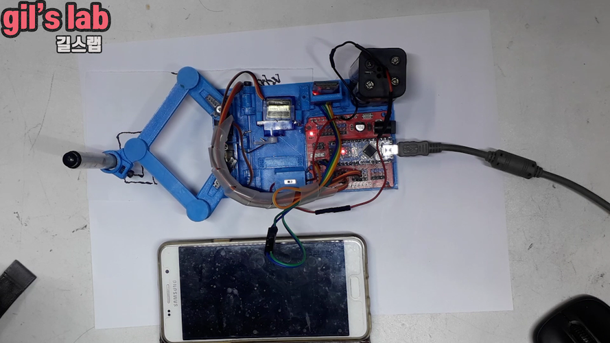 Create a doodle robot to doodle with your smartphone 3D Print 276117