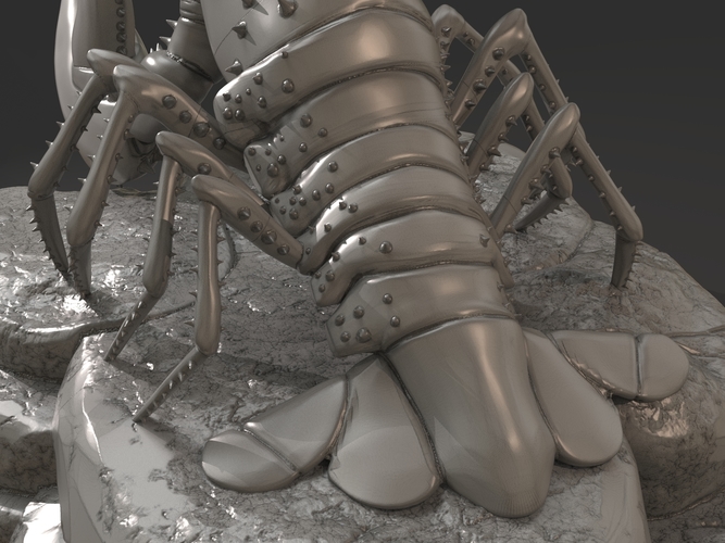 Lobster Ready for 3D Print 3D Print 276477