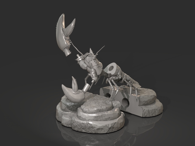 Lobster Ready for 3D Print 3D Print 276480