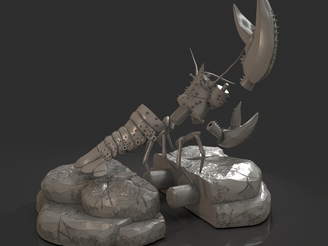 Lobster Ready for 3D Print 3D Print 276483