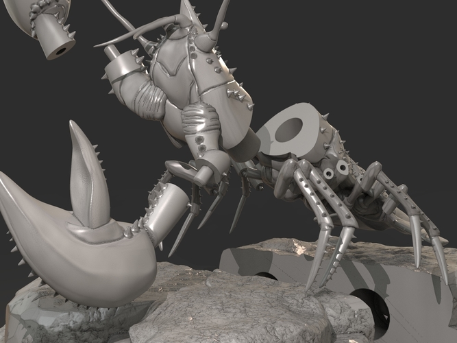 Lobster Ready for 3D Print 3D Print 276488