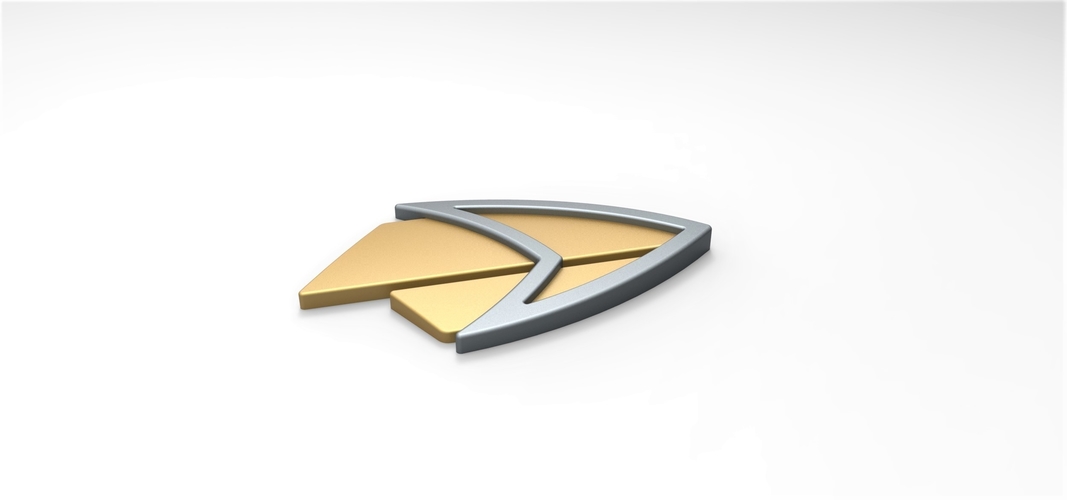 Badge from Star Trek Picard 3D Print 276664 Badge from Star Trek Picard 3D Print 276664