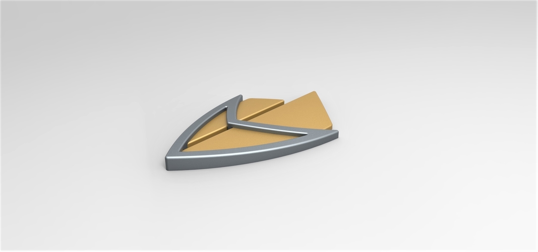 Badge from Star Trek Picard 3D Print 276666 Badge from Star Trek Picard 3D Print 276666