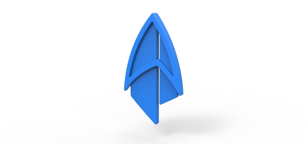 Badge from Star Trek Picard 3D Print 276669 Badge from Star Trek Picard 3D Print 276669