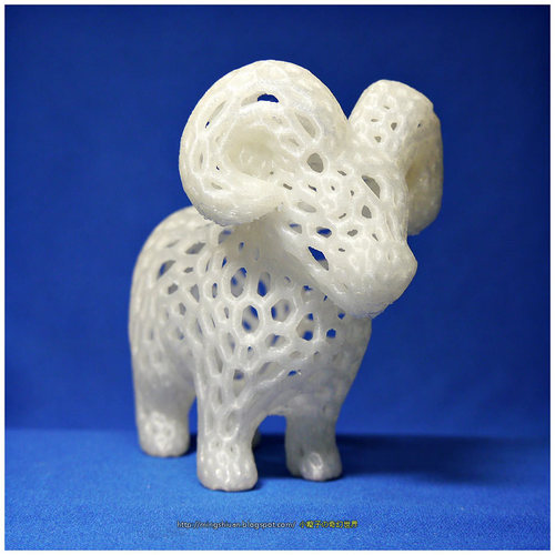Voronoi Style - Sheep 3D Print 27672