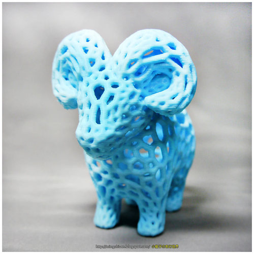 Voronoi Style - Sheep 3D Print 27674