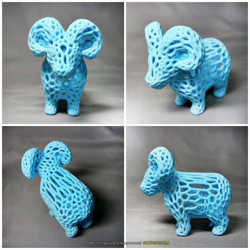 Voronoi Style - Sheep 3D Print 27675