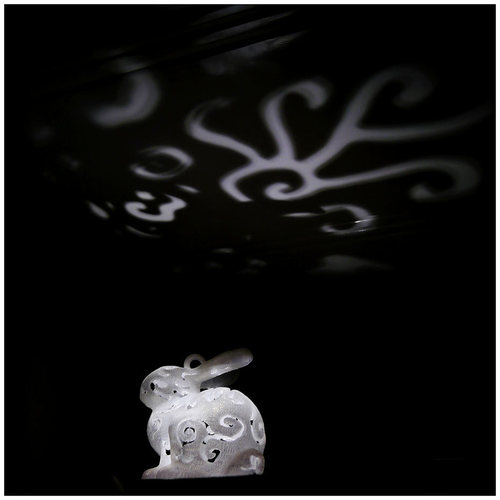 Bunny Lamps carved 3D Print 27717