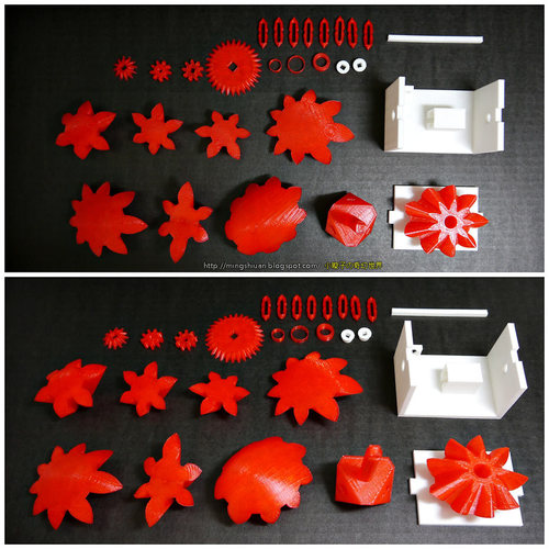 Geared Heart, Motorized Edition -JAY Fix 3D Print 27729