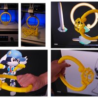 Small Cosplay-Klonoa ring 3D Printing 27730