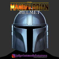 Small The Mandalorian Helmet - Star Wars 2020 Printing Model 3D Printing 277405