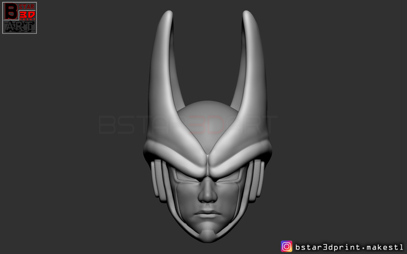 CELL Mask -Dragon Ball Z Cosplay or custom figure 3D print model 3D Print 277437
