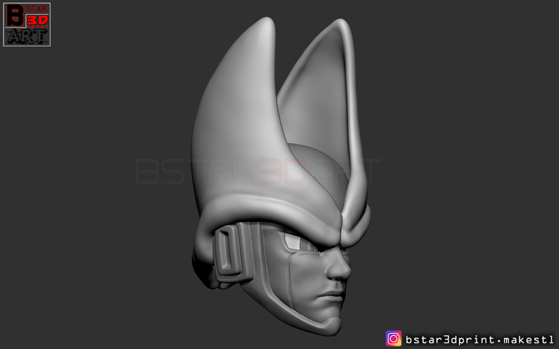 CELL Mask -Dragon Ball Z Cosplay or custom figure 3D print model 3D Print 277438