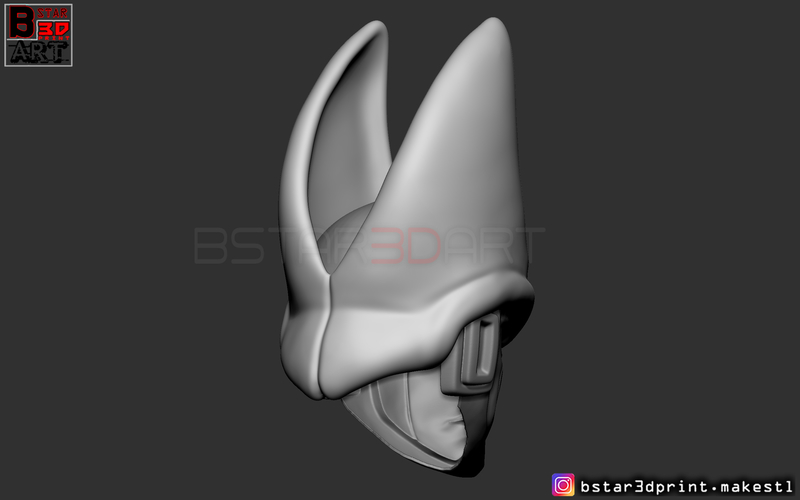 CELL Mask -Dragon Ball Z Cosplay or custom figure 3D print model 3D Print 277440