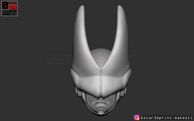 CELL Mask -Dragon Ball Z Cosplay or custom figure 3D print model 3D Print 277441